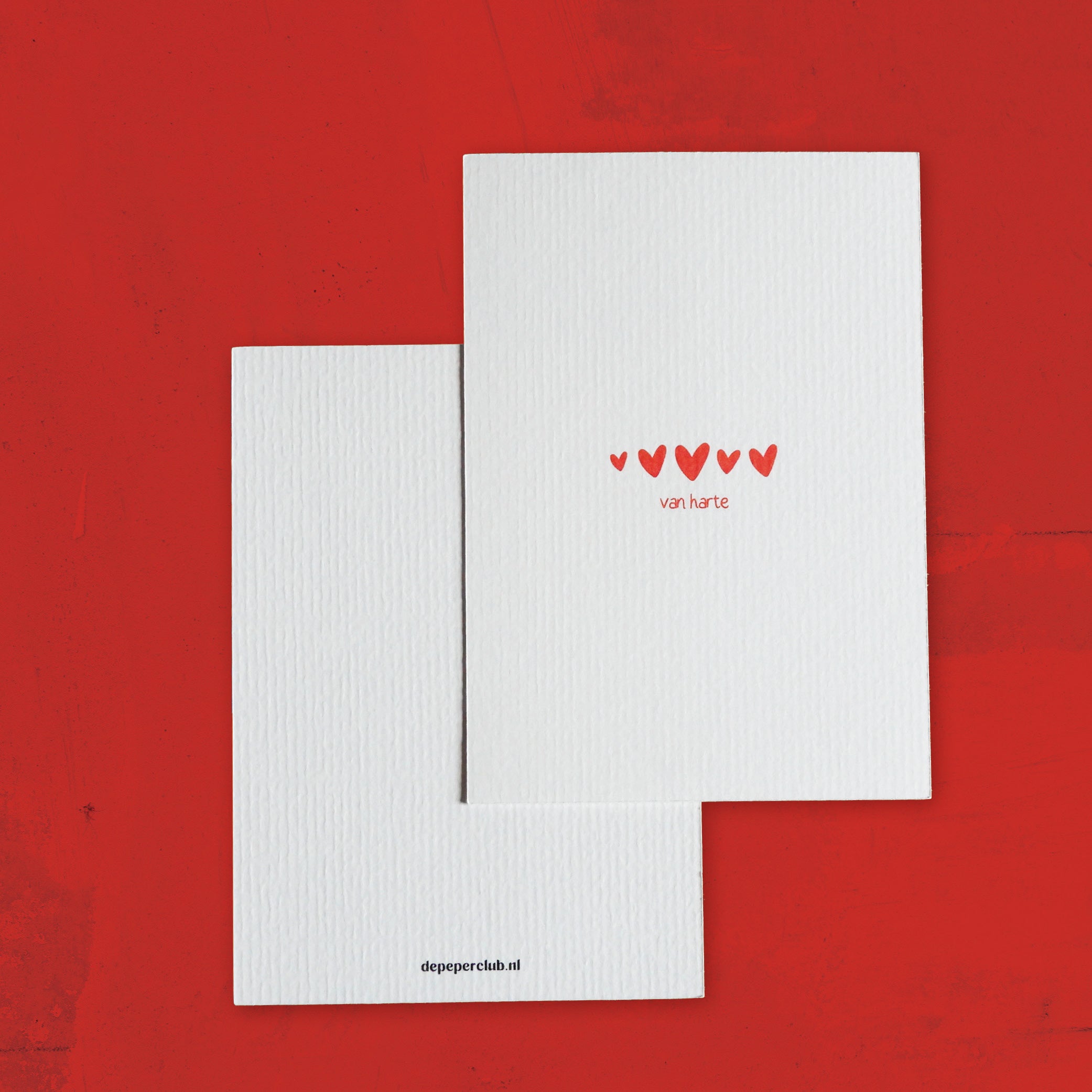 Van harte – een kaart vol liefde in alle eenvoud