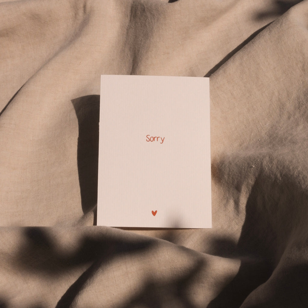 Wenskaart - Sorry