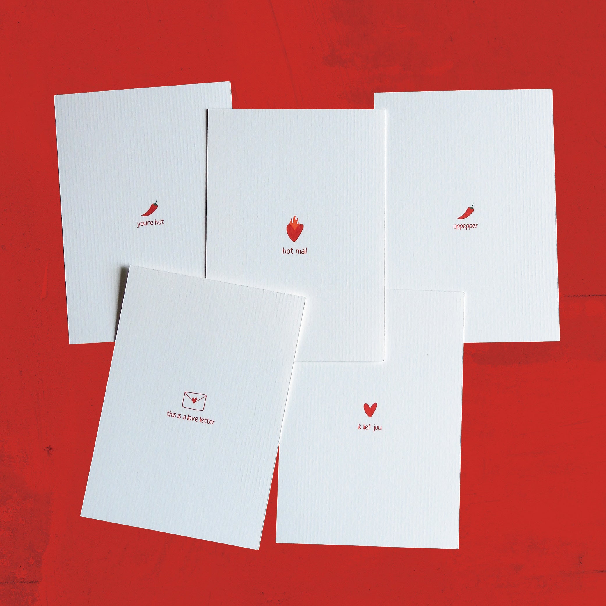 Love Letters | kaartenset (5 stuks)